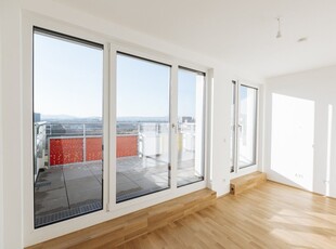 PROVISIONSFREI - ERSTBEZUG - Bezugsfertige, klimatisierte Dachmaisonette-Wohnung mit 3 Schlafzimmern, Wohnküche und 45 m² Terrassen