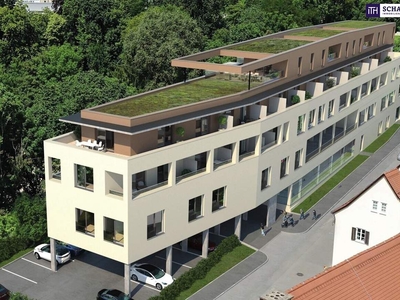 TRAUMLAGE! BÜRO- oder PRAXISFLÄCHEN mit individueller Planung! Sensationelle Penthouse-Etage mit großer Dachterrasse! ERSTBEZUG! TIEFGARAGE! PROVISIONSFREI!