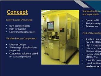 Company (Austrian GmbH) with a Coater Developer Projekt for sale!