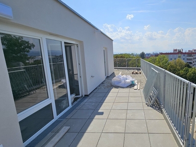 ERSTBEZUG mit KAUFOPTION - 2-Zimmer-Mietwohnung mit Dachterrasse & Parkplatz-Option nahe Merkur City (Top 63)