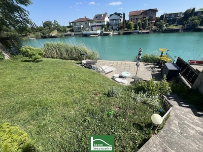 WOHNEN DIREKT AM WASSER! Bungalow mit Blick ins Grüne und direktem Badezugang! Erholung pur! Voll möbliert!