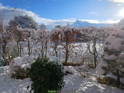 Gartenwohnung mit Blick am Untersberg+Parkplatz+riesiger Kellerraum in Leopoldskron