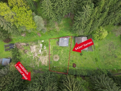 1.951m² großer Kleingartentraum mit kleinem Haus in ruhiger Lage in Spittal an der Drau