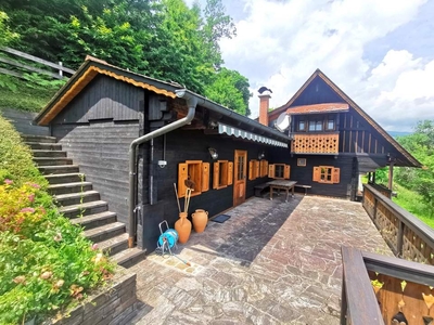 Ein Stück vom Paradies: Idyllisches Jagdstil-Haus in malerischer Hügellage