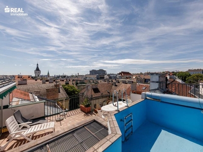 Außergewöhnliches Penthouse mit Dachterrassenpool und Blick über Wien