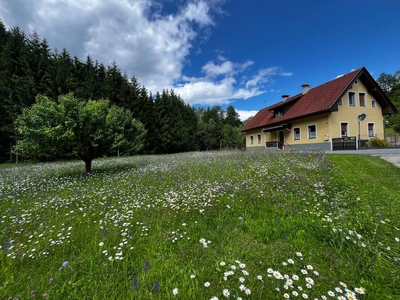 Einfamilienhaus mit idyllischem Garten in Finkenstein