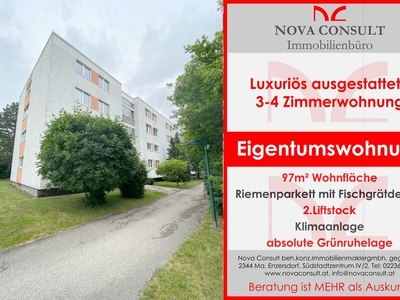 Luxuriös ausgestattete 3-4 Zimmerwohnung in Grünruhelage!