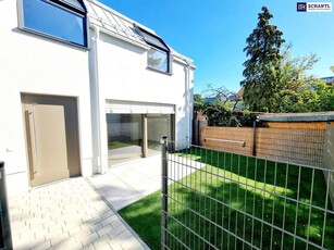 Happy family! Cooles Townhouse mit Garten! Ideale Raumaufteilung + Erdwärme + Absolute Ruhelage + Tiefgarage + Ideale Süd Ausrichtung! Nachhaltig und zukunftssicher investiert!