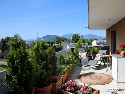 Urbane zweistöckige Dachgeschosswohnung mit tollem Ausblick in Altach zum Mieten!