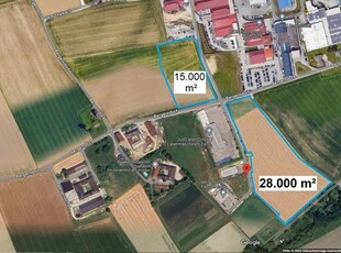 Betriebsbaugrund im Gewerbepark Thalbach Thalheim bei Wels möglich.B Widmung bis zu 45.000m2 verfügbar.