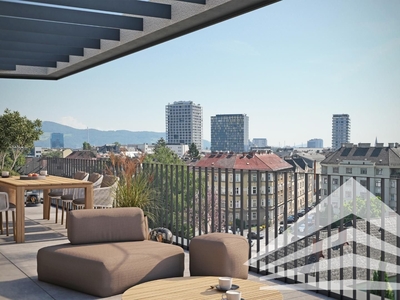 **Verkaufsstart Bockgasse** Exklusives Neubau-Penthouse mit Terrasse & Balkon - VERKAUFT