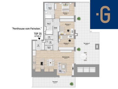 Moderne 4-Zimmer Penthouse-Wohnung mit extra viel Platz für ganz viel Extravaganz