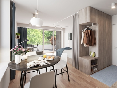 Erlebbare Vorarlberger Holzbaukultur: Topmodernes Appartement mit ca. 31 m² und Loggia