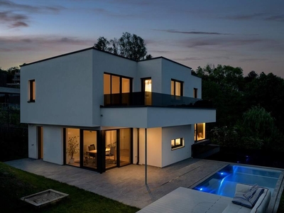 Modernes Einfamilienhaus mit Fernblick über Wien und den Leopoldsberg