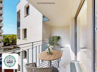 | 2-ZIMMER-WOHNUNG | SÜDBALKON | FOKUS WEST