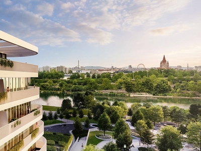 Neubau - Pärchenwohnung mit Blick zur Donau - Nähe Strandbad Alte Donau