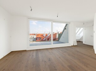 ERSTBEZUG MIT FERNBLICK | Dachgeschoss mit ca. 12 m² INNENHOF-TERRASSE | TG-Stellplatz optional | Nachhaltiges Wohnbauprojekt