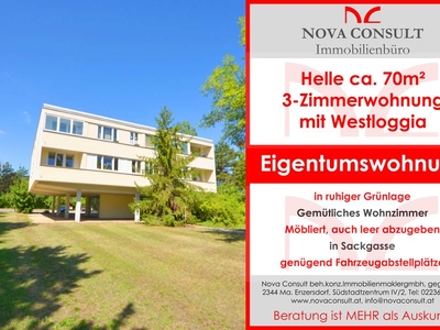 PREISHIT! Topgepflegte 3-Zimmerwohnung in Grünruhelage!