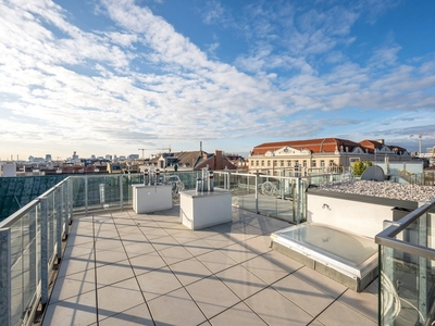 NEUER PREIS: Für Design-Poeten: exklusives Penthouse mit XL-Dachterrasse & erstklassiger Architektur