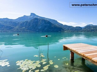 Erstbezugstraum mit Garten am Mondsee - Traumhafter Seeblick und eigener Badeplatz - perfekt für Naturliebhaber! PROVISIONSFREI