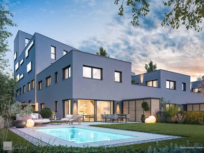 Exklusives Wohnen mit grüner Oase in Salzburg - 174m² Erstbezug mit Garten, Terrassen & Pool