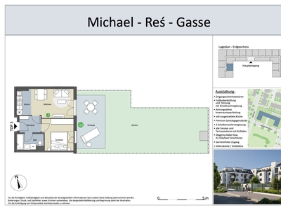 Gartenwohnung mit ca. 80m2 Garten | Erstbezug ab 01.02.2024