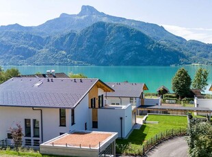 Erstbezugstraum mit Garten am Mondsee - Traumhafter Seeblick und eigener Badeplatz - perfekt für Naturliebhaber! PROVISIONSFREI