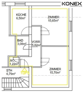 Geräumige 2-Zimmer-Starterwohnung, zentral gelegen in Salzburg Itzling, zu verkaufen.