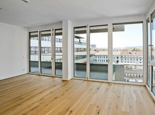 Neubauprojekt JOSEPH/Turm: Hochwertige 3-Zimmer-Wohnung mit Außenfläche - in 1090 Wien zu mieten