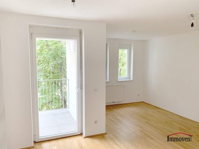 2 Zimmer-Neubauwohnung mit großem Balkon nahe der FH Joanneum!