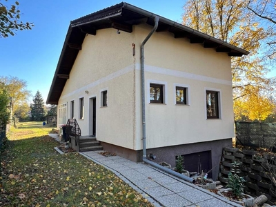 Kleines Haus auf großem Grund