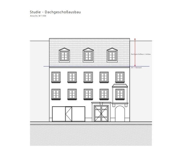 Projekt Dachgeschossausbau für 2 Wohneinheiten direkt in der Fußgängerzone Eisenstadt