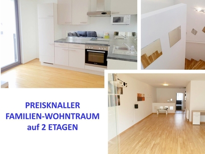 TOPPREIS * GROSS-FAMILIENTRAUM * MAISONETTE-Wohnung beim Erholungsgebiet WIENERBERG