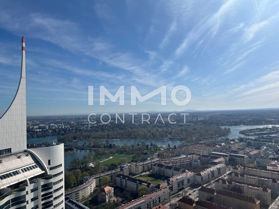 Gut aufgeteilte Zweizimmer-Wohnung Toplage Neue Donau mit wunderbarem Ausblick