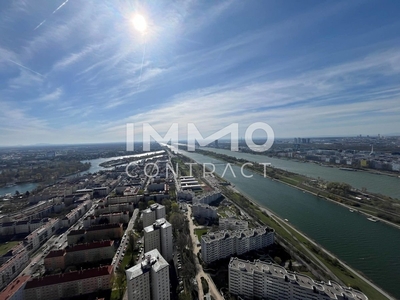 Höchstgelegenes Studio mit Top-Ausblick in modernem Hochhaus - DANUBEFLATS