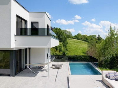 Modernes Wohnglück in Klosterneuburg - Luxuriöses Einfamilienhaus mit Fernblick über Wien und den Leopoldsberg