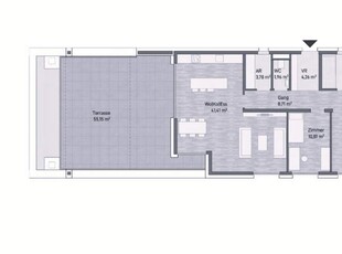 Graz, Jakomini! Neubauprojekt: Exklusive Eigentumswohnung (94m²) mit Terrasse! Provisionsfrei