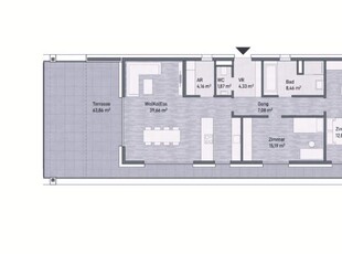 Graz, Jakomini! Neubauprojekt: Exklusive Penthouse-Eigentumswohnung (100m²) mit Terrasse und Weitblick! Provisionsfrei