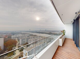 | DANUBEFLATS | ATEMBERAUBENDER BLICK AUS DEM 19.STOCK | 10M² BALKON | U1 VOR DER TÜRE | AB SOFORT |