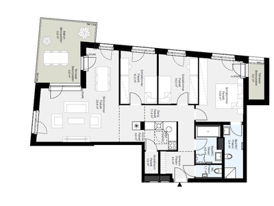 Erstbezug! Familienhit! Lichtdurchflutete 4-Zimmer-Wohnung mit 2 Balkonen zu vermieten!