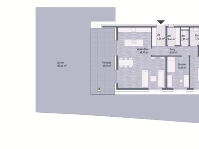 Graz, Jakomini! Neubauprojekt: Exklusive Eigentumswohnung (88m²) mit Terrasse und Eigengarten! Provisionsfrei