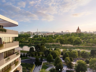 Neubau - Pärchenwohnung mit Blick zur Innenstadt - Nähe U1 Station Donau