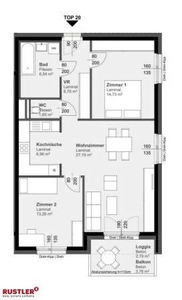 3-Zimmer Wohnung mit guter Raumaufteilung Nähe Citypark