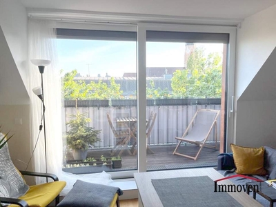 Entzückende, moderne Singlewohnung mit Terrasse (Vermietet bis 1.8.2024)