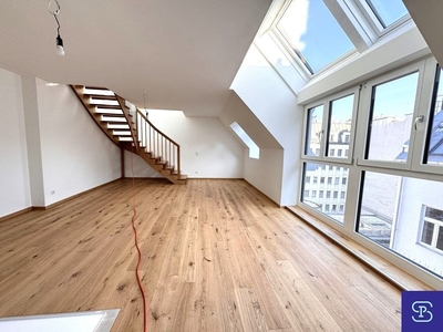 Provisionsfreier Erstbezug: Unbefristete 75m² DG-Maisonette + Terrasse - 1020 Wien